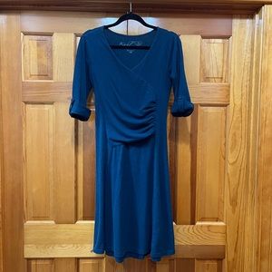 Kuhl organic cotton teal dress